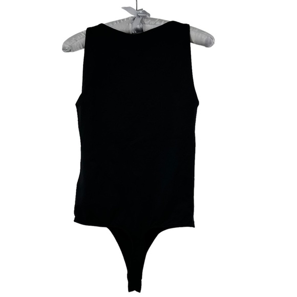 NEW VERO MODA Mazikeen Sleeveless Thong Bodysuit In Black Size Small - Picture 4 of 7